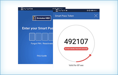 Sample Token Screen